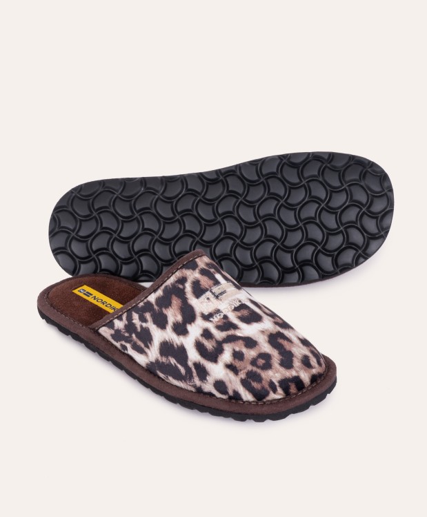 nordikas ZAPATILLAS DE VIAJE MUJER LINCE MARRON Devoluciones gratuitas