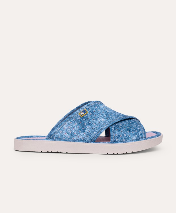 nordikas ZAPATILLAS DE CASA MUJER VAQUERO AZUL Outlet online