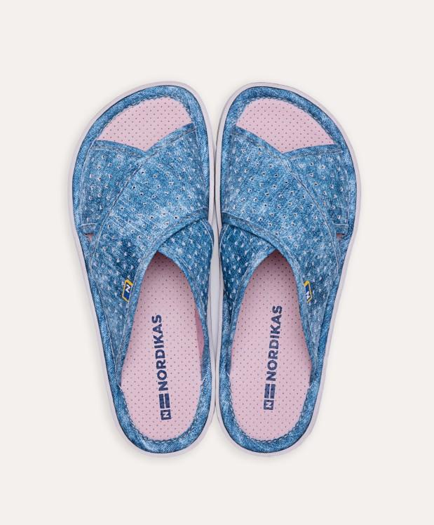 nordikas ZAPATILLAS DE CASA MUJER VAQUERO AZUL Outlet online