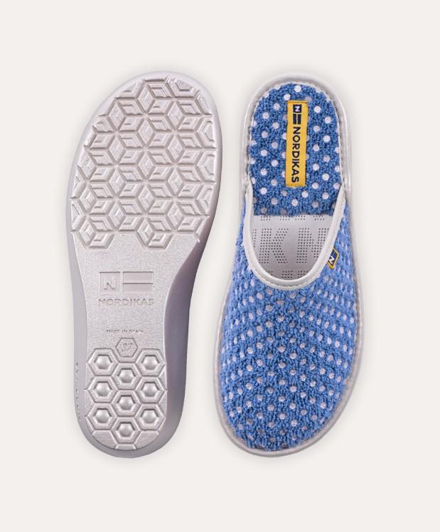nordikas ZAPATILLAS DE CASA MUJER CIRCLES JEANS Venta caliente