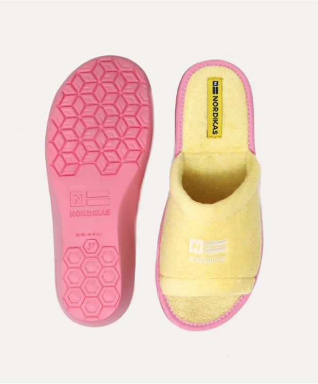 nordikas ZAPATILLAS DE CASA MUJER TOALLA LEMON Rebajas de fábrica
