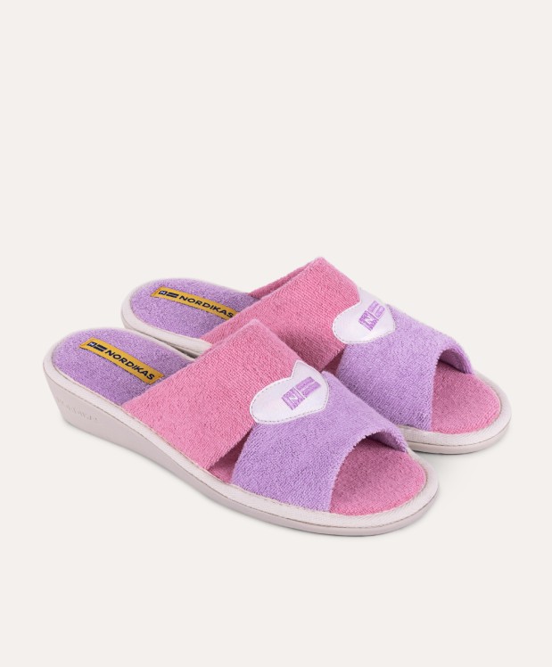 nordikas ZAPATILLAS DE CASA MUJER TOALLA LILA Tienda