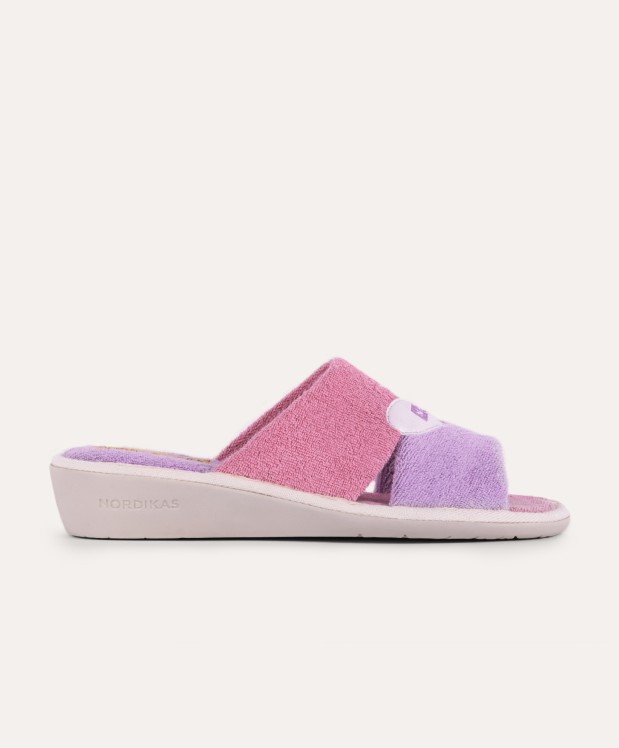 nordikas ZAPATILLAS DE CASA MUJER TOALLA LILA Tienda
