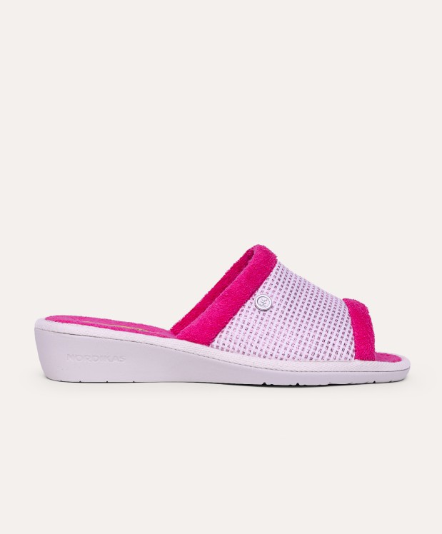 nordikas ZAPATILLAS DE CASA MUJER GLAMOUR ROSA Liquidación