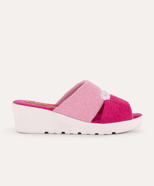 nordikas ZAPATILLAS DE CASA MUJER TOALLA FUXIA Envío internacional gratuito