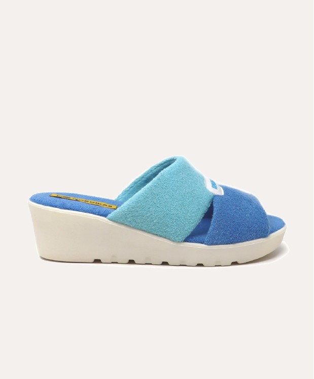 nordikas ZAPATILLAS DE CASA MUJER TOALLA BLUE Tienda de fábrica