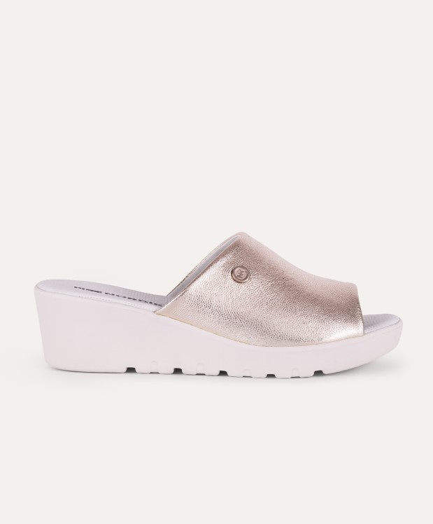 nordikas ZAPATILLAS DE CASA MUJER METALIC PLATINO Precios de Black Friday