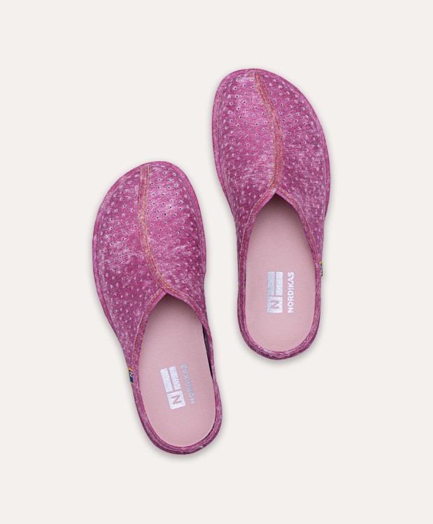 nordikas ZAPATILLAS DE CASA MUJER VAQUERO FRESA Oferta exclusiva
