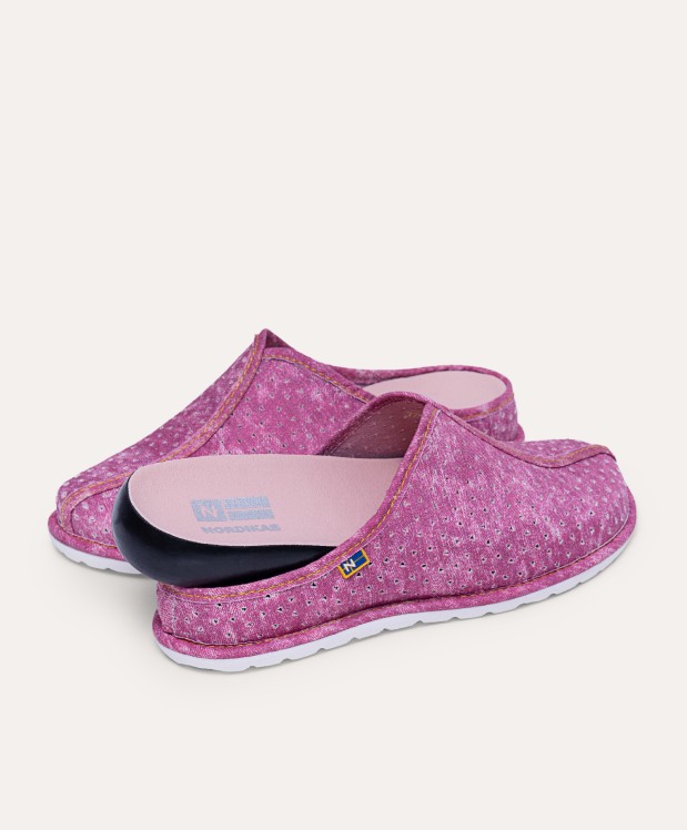 nordikas ZAPATILLAS DE CASA MUJER VAQUERO FRESA Oferta exclusiva