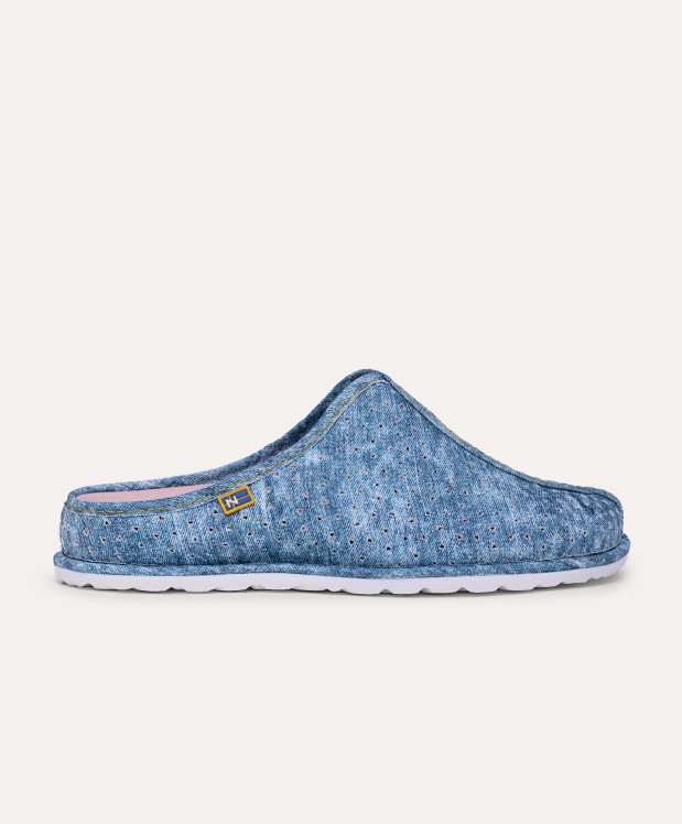 nordikas ZAPATILLAS DE CASA MUJER VAQUERO AZUL Última moda