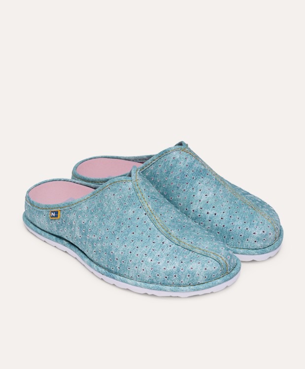 nordikas ZAPATILLAS DE CASA MUJER VAQUERO ESMERALDA Descuento por venta flash