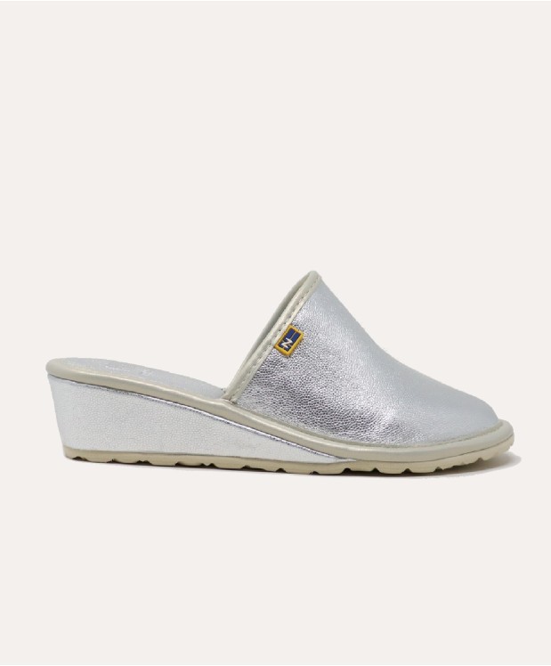 nordikas ZAPATILLAS DE CASA MUJER METALIC PLATA Ofertas de temporada
