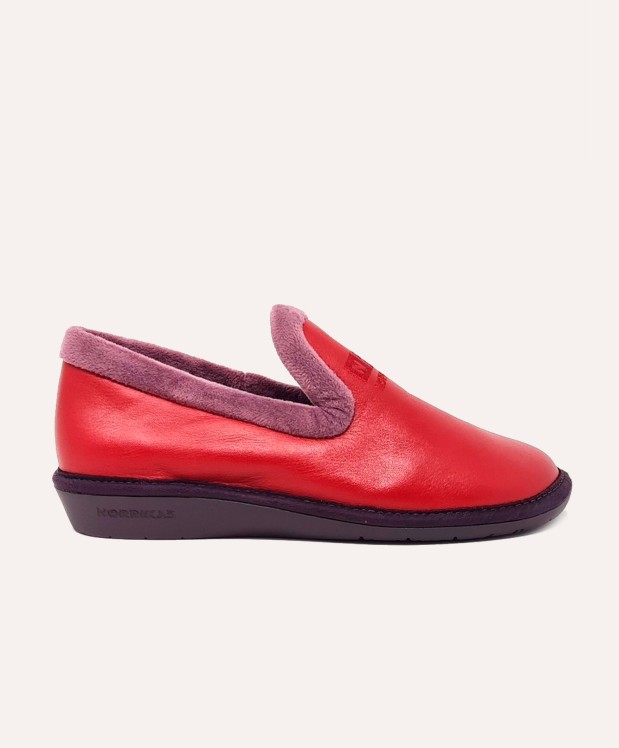nordikas ZAPATILLAS DE CASA MUJER DUBLIN ROJO Devoluciones gratuitas