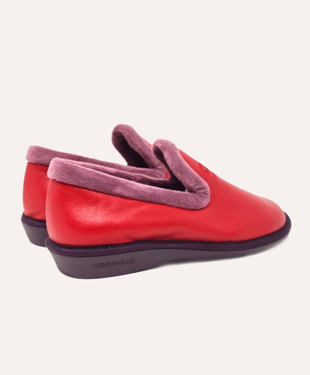 nordikas ZAPATILLAS DE CASA MUJER DUBLIN ROJO Devoluciones gratuitas