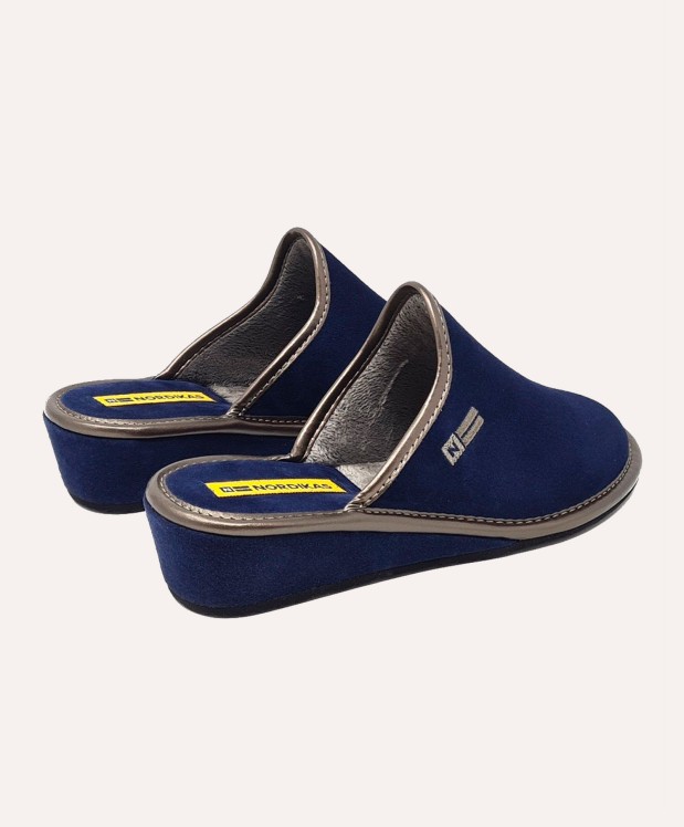 nordikas ZAPATILLAS DE CASA MUJER AFELPADO INDICO 2025