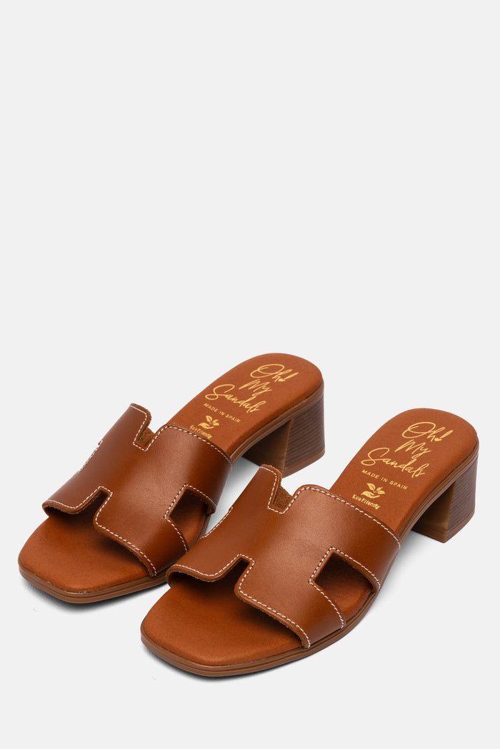 oh my sandals Sandalia Mujer Piel Nancy Roble Ofertas de temporada