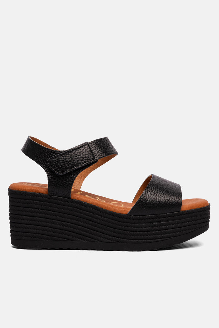 oh my sandals Sandalia Mujer Piel Zulema Negro Grandes ahorros