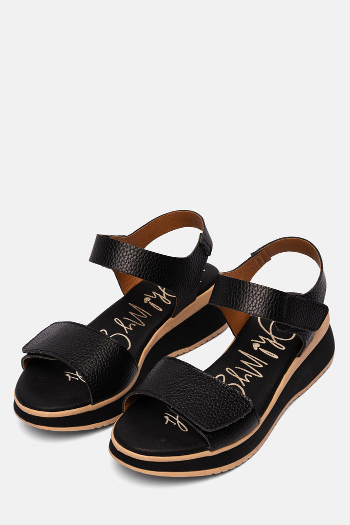 oh my sandals Sandalia Mujer Piel Selene Negro Devoluciones gratuitas