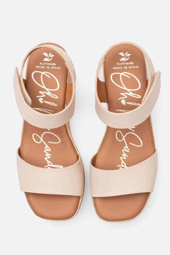 oh my sandals Sandalia Mujer Piel Zulema Hielo 2025