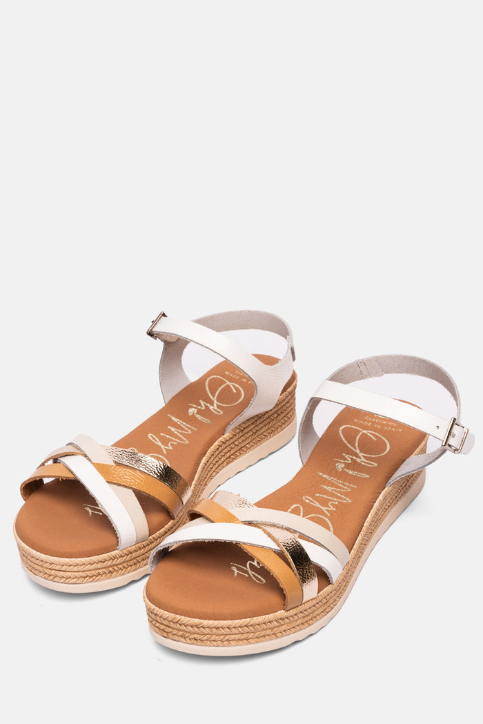 oh my sandals Sandalia Mujer Piel Zara Blanco Outlet online
