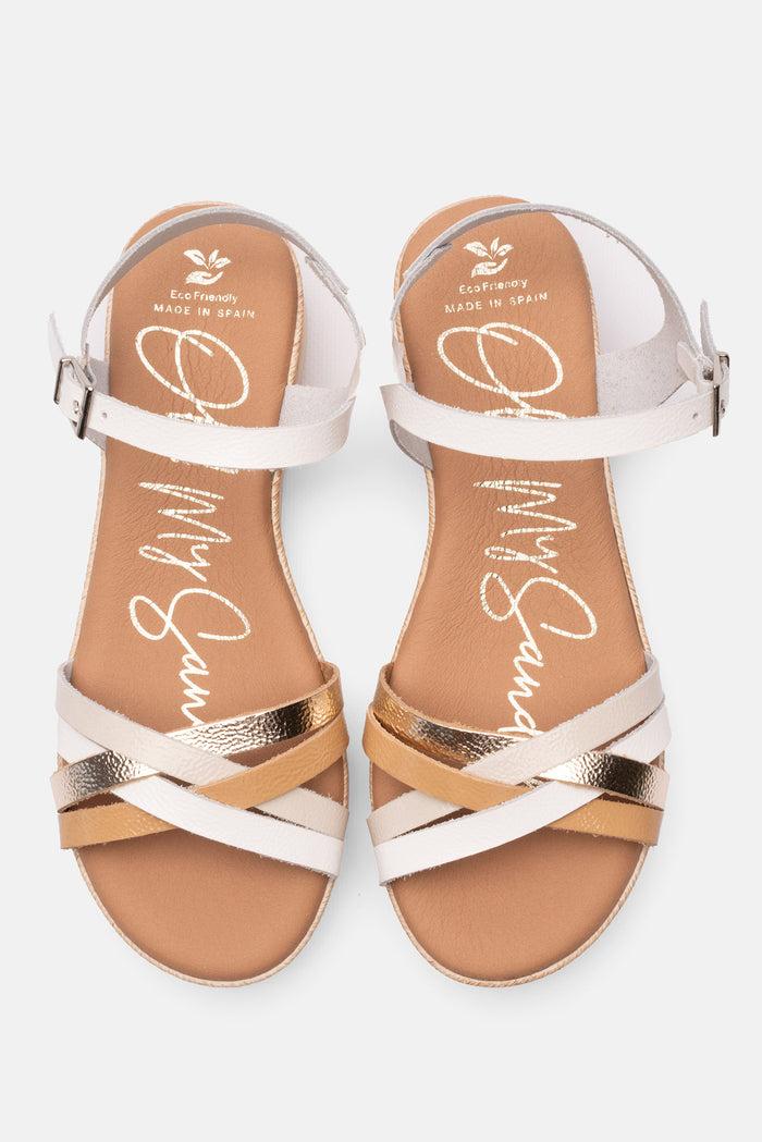oh my sandals Sandalia Mujer Piel Zara Blanco Outlet online