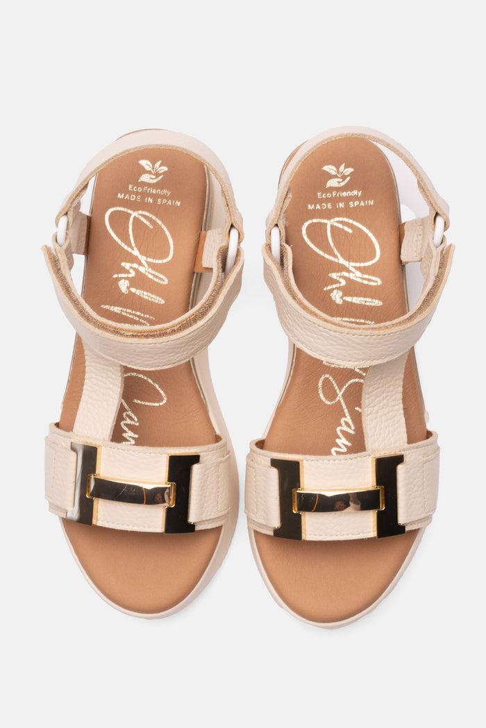 oh my sandals Sandalia Mujer Piel Vania Hielo Venta caliente