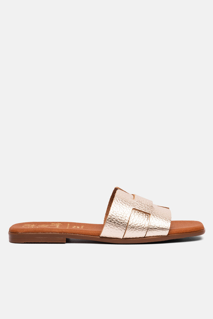 oh my sandals Sandalia Mujer Piel Alexia Champán Gran oferta