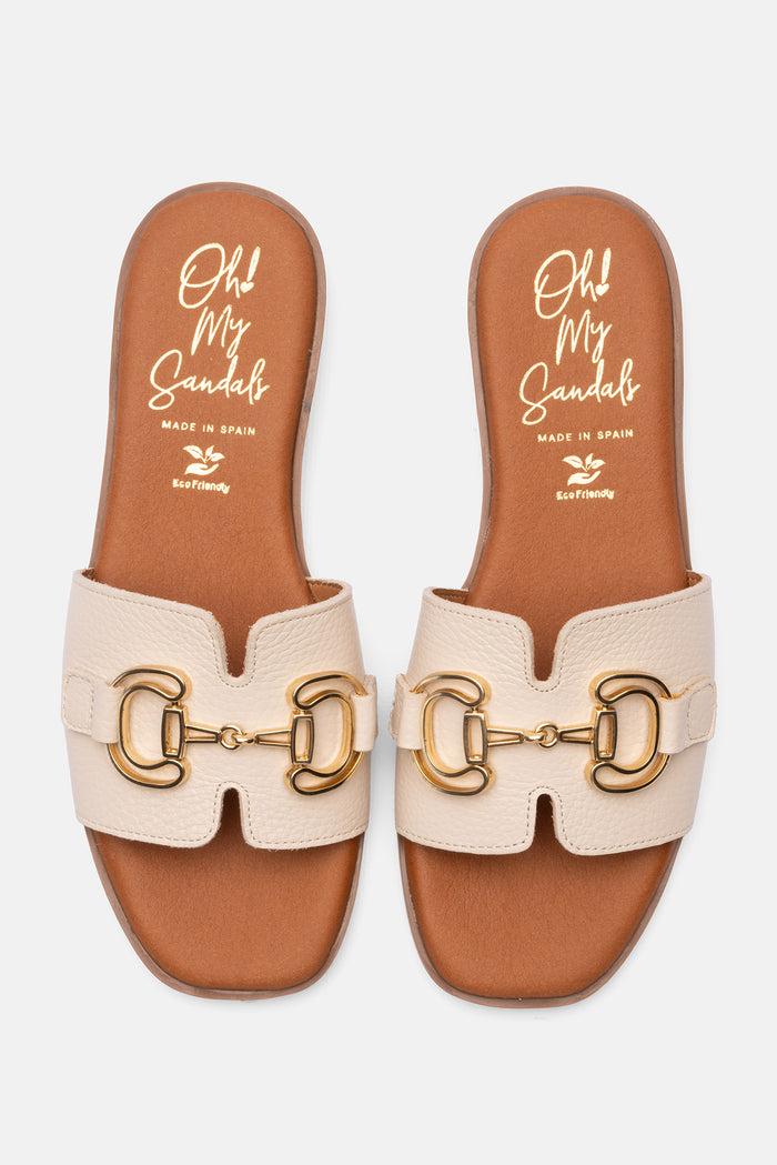 oh my sandals Sandalia Mujer Piel Helga Hielo Rebajas de fábrica