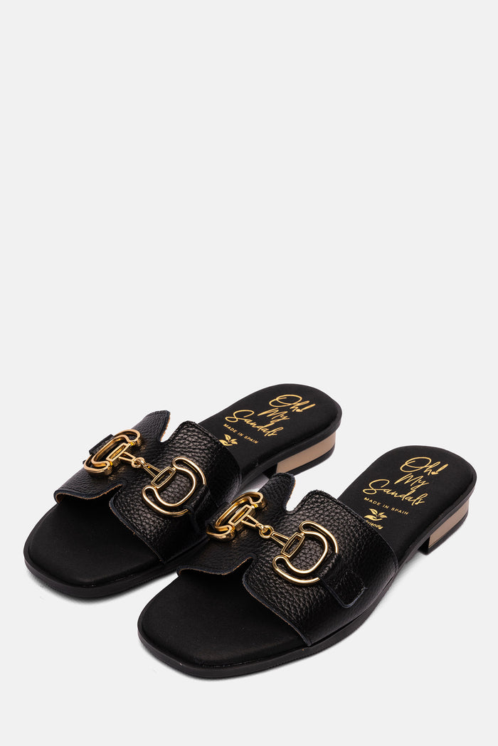 oh my sandals Sandalia Mujer Piel Helga Negro Los más vendidos