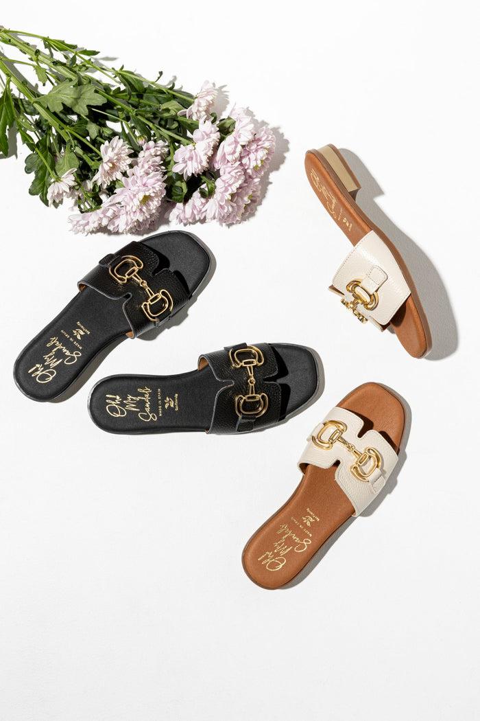 oh my sandals Sandalia Mujer Piel Helga Negro Los más vendidos