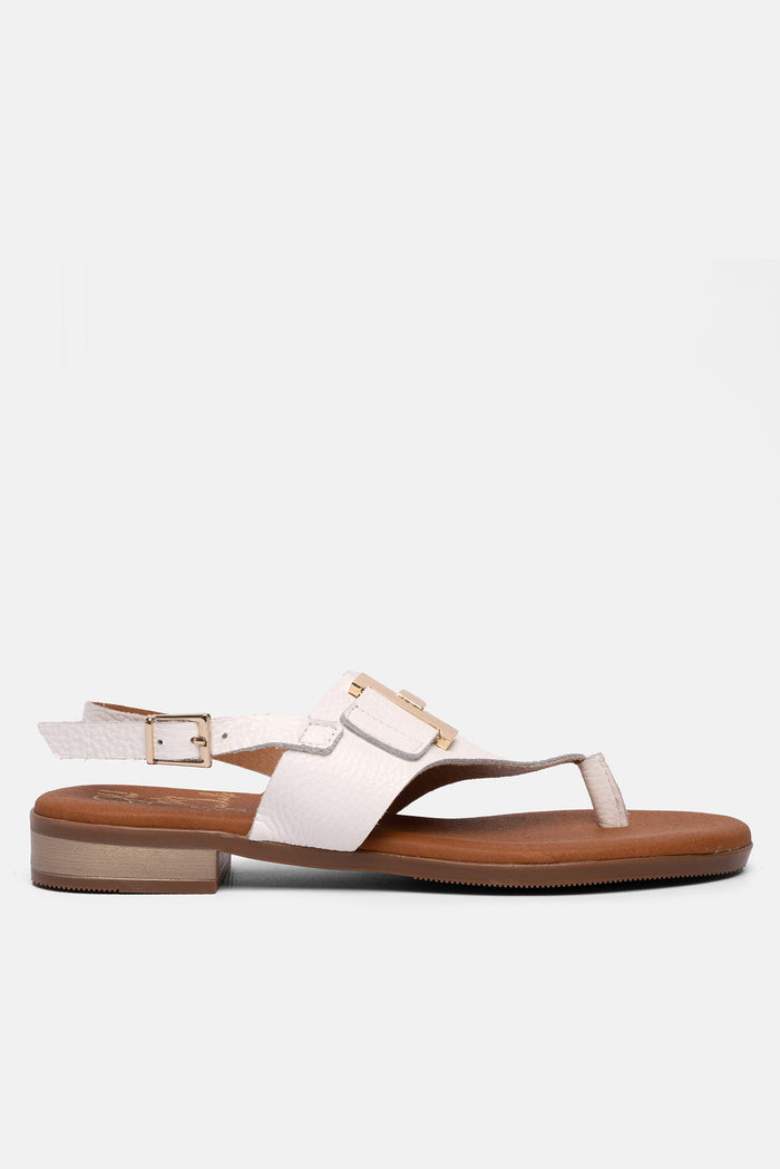 oh my sandals Sandalia Mujer Piel Gisela Blanco Ventas relámpago