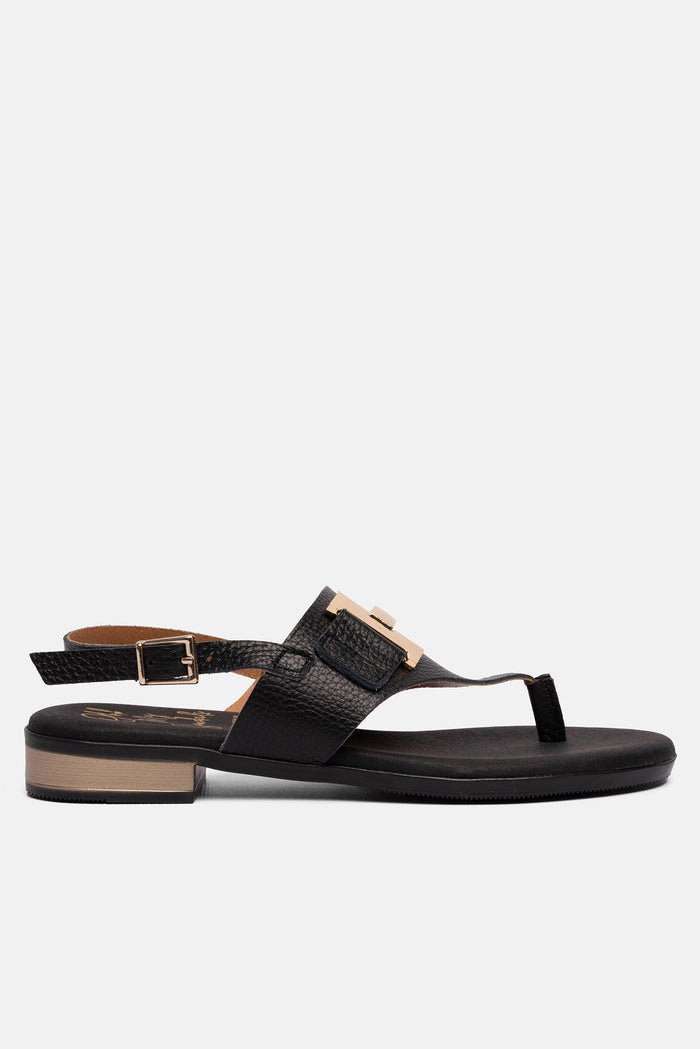 oh my sandals Sandalia Mujer Piel Gisela Negro Descuento