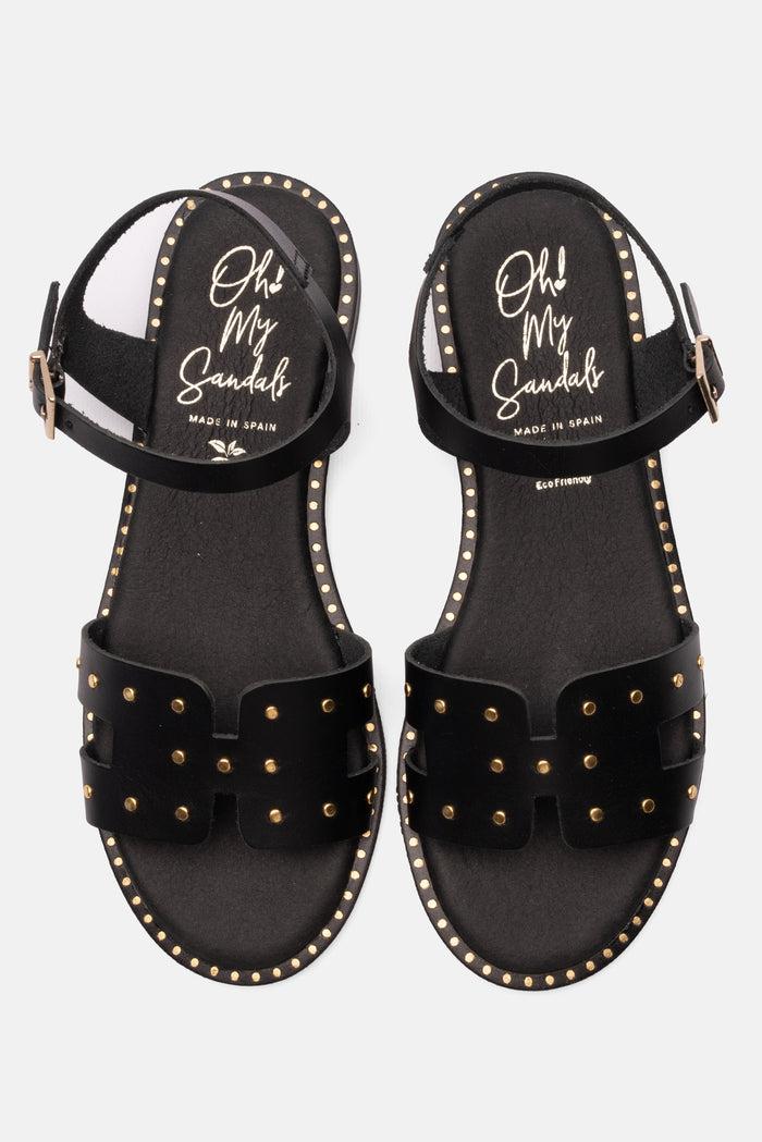 oh my sandals Sandalia Mujer Piel Fiorella Negro Tienda