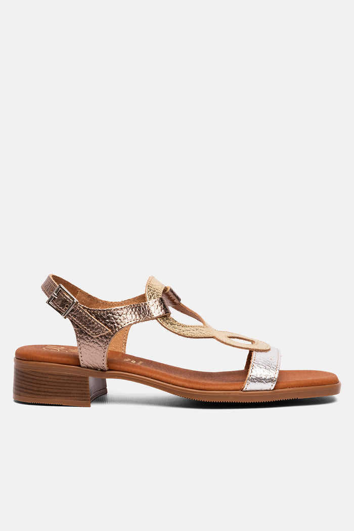 oh my sandals Sandalia Mujer Piel Leila Cava Envío gratis