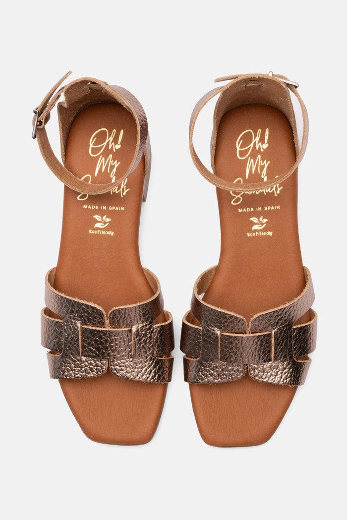 oh my sandals Sandalia Mujer Piel Julia Cava ÚLTIMAS EDICIONES