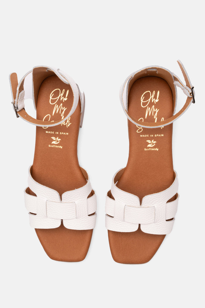 oh my sandals Sandalia Mujer Piel Julia Blanco Últimos 2 días