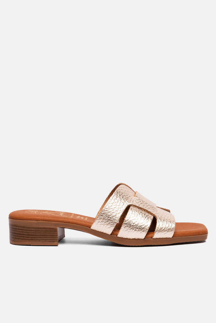 oh my sandals Sandalia Mujer Piel Ingrid Champán Último día