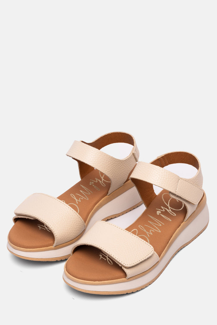 oh my sandals Sandalia Mujer Piel Selene Hielo Grandes descuentos
