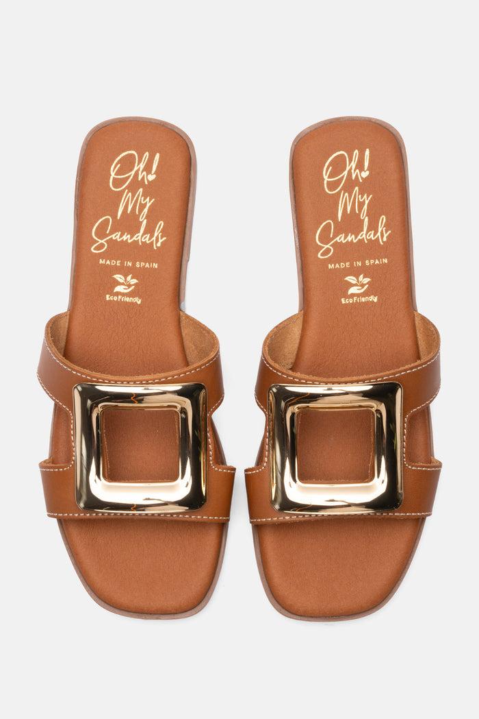 oh my sandals Sandalia Mujer Piel Caterina Roble Tienda de fábrica