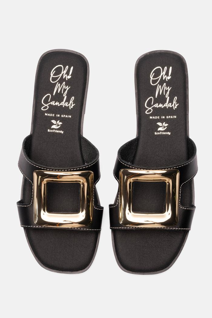 oh my sandals Sandalia Mujer Piel Caterina Negro Limitado a 3 días