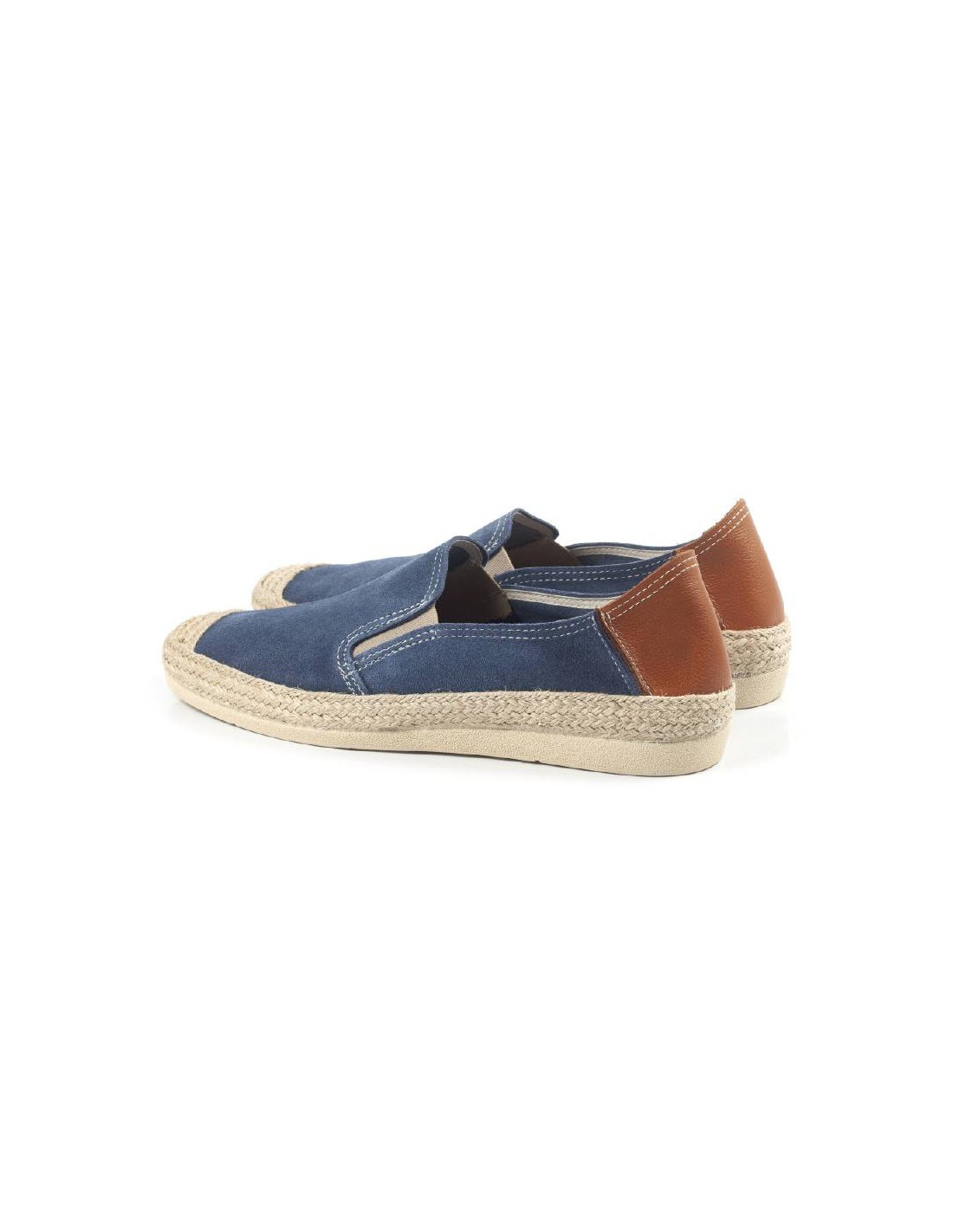 ortiz & reed Alpargatas de piel afelpado color azul SEVI-JEANS Ahorra y exporta