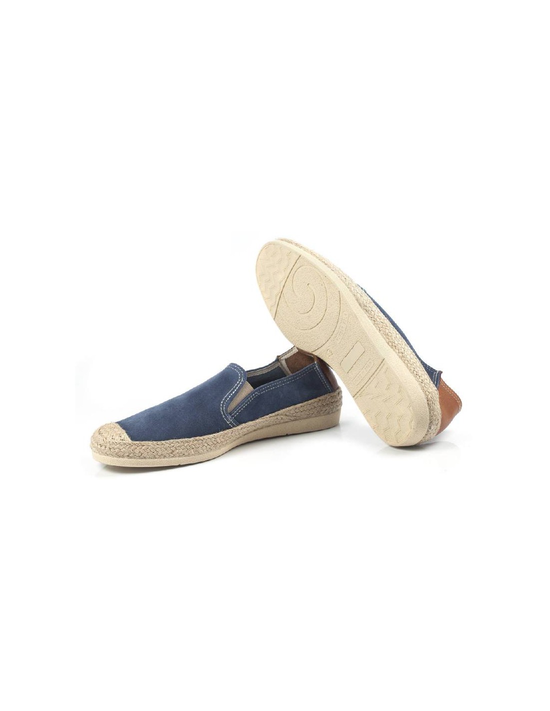 ortiz & reed Alpargatas de piel afelpado color azul SEVI-JEANS Ahorra y exporta
