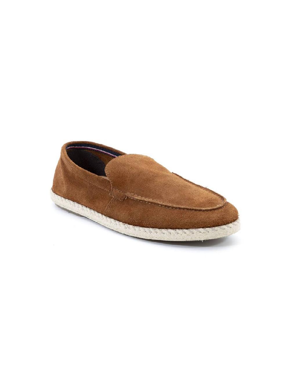ortiz & reed Alpargatas de piel afelpado color cuero SALGAR-CUERO En oferta
