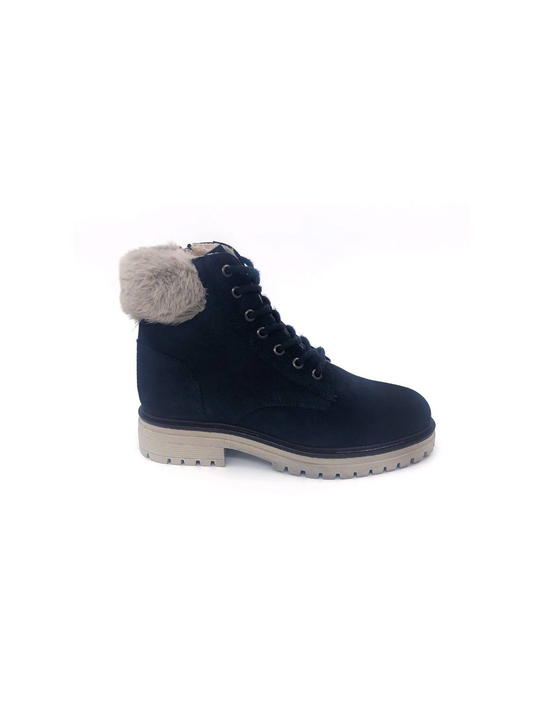 ortiz & reed Botas de mujer de ante acabado a mano color azul W-SUAMOR-BLUE Descuento