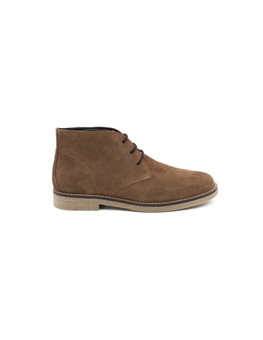 ortiz & reed Botín de ante liso color cuero SILKOR-HONEY Rebajas top