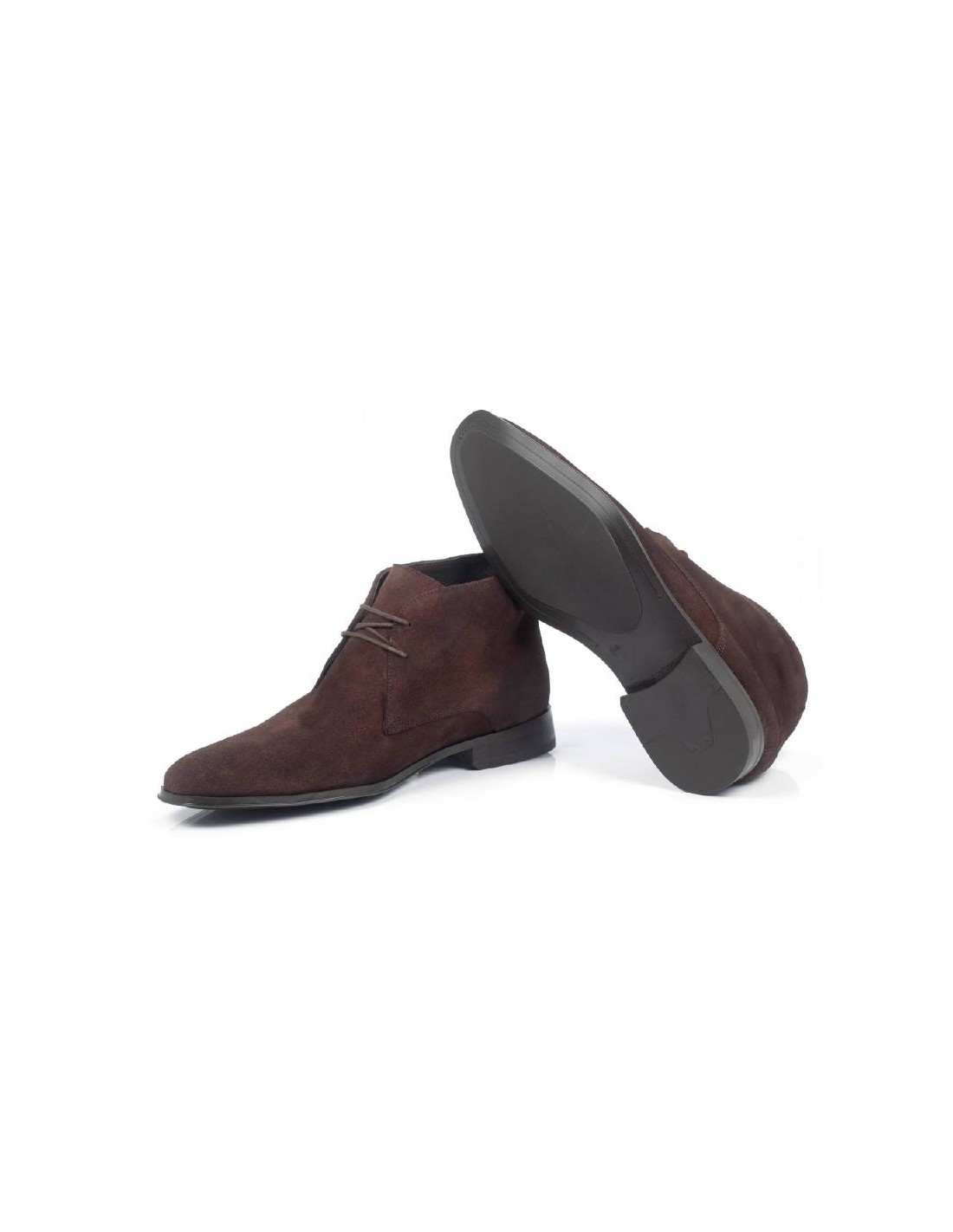 ortiz & reed Botín de ante liso color marrón COBERT-MARRON Oferta especial
