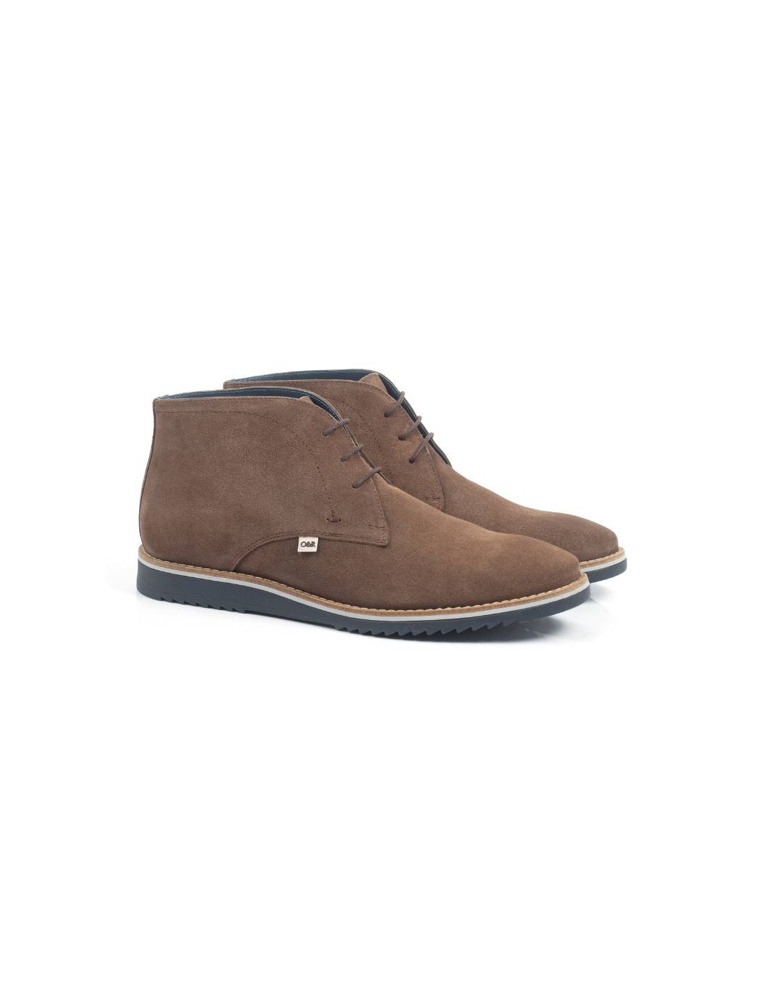 ortiz & reed Botín de ante liso color marrón SORTAN-TAUPE COMPRAR AHORA