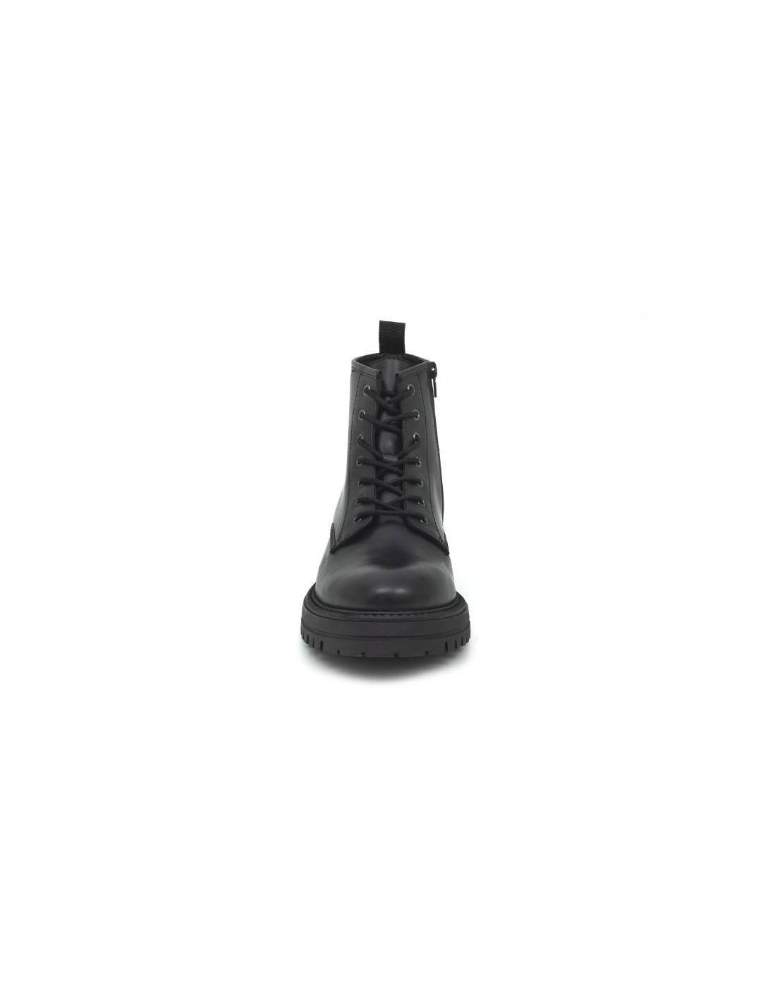 ortiz & reed Botín de piel acabado a mano color negro PANOR-NEGRO Oferta exclusiva