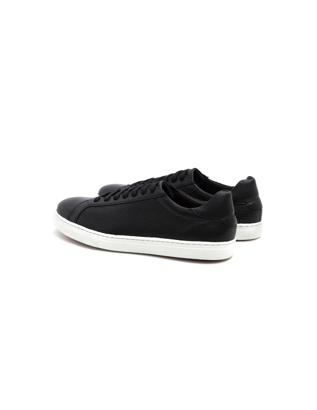 ortiz & reed Sneakers de piel liso color negro CATANOR-NEGRO En oferta