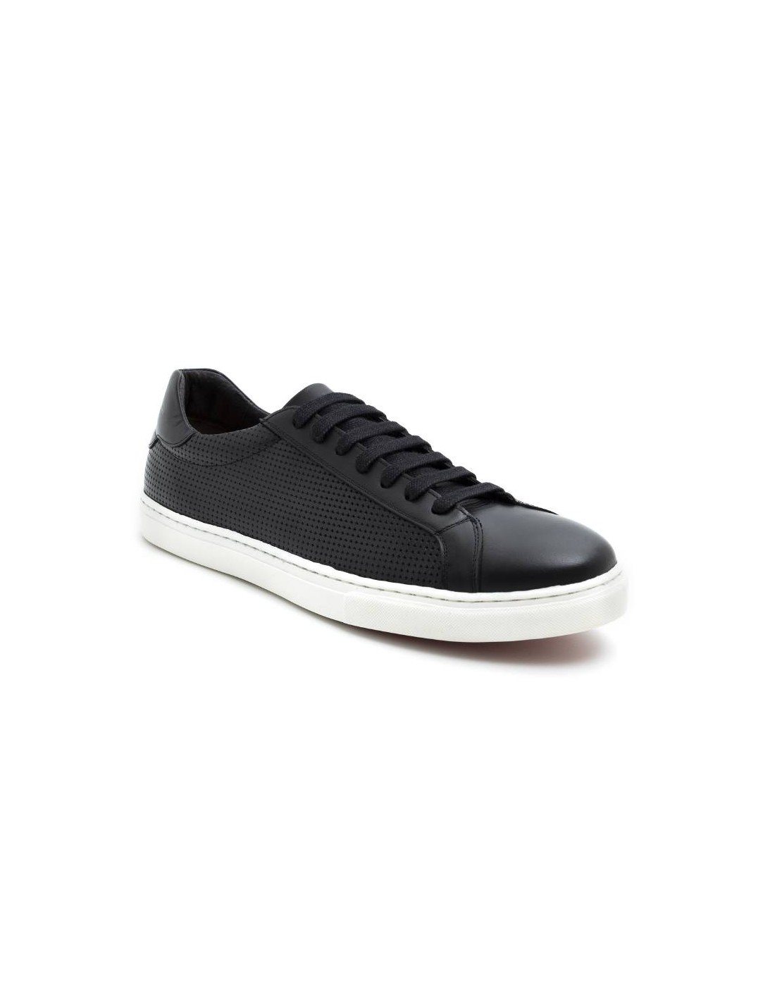 ortiz & reed Sneakers de piel liso color negro CATANOR-NEGRO En oferta